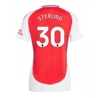 Camiseta Arsenal Raheem Sterling #30 Primera Equipación Replica 2024-25 para mujer mangas cortas